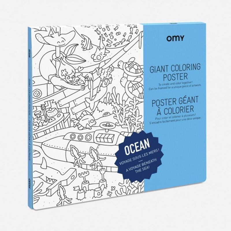 Omy Large Poster Ocean White Omy Large Poster Ocean White