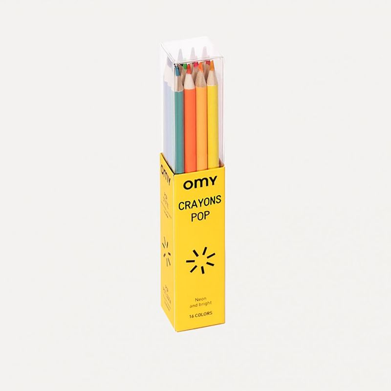 Omy Colored Pencils Pop (Box of 16) Omy Colored Pencils Pop (Box of 16)
