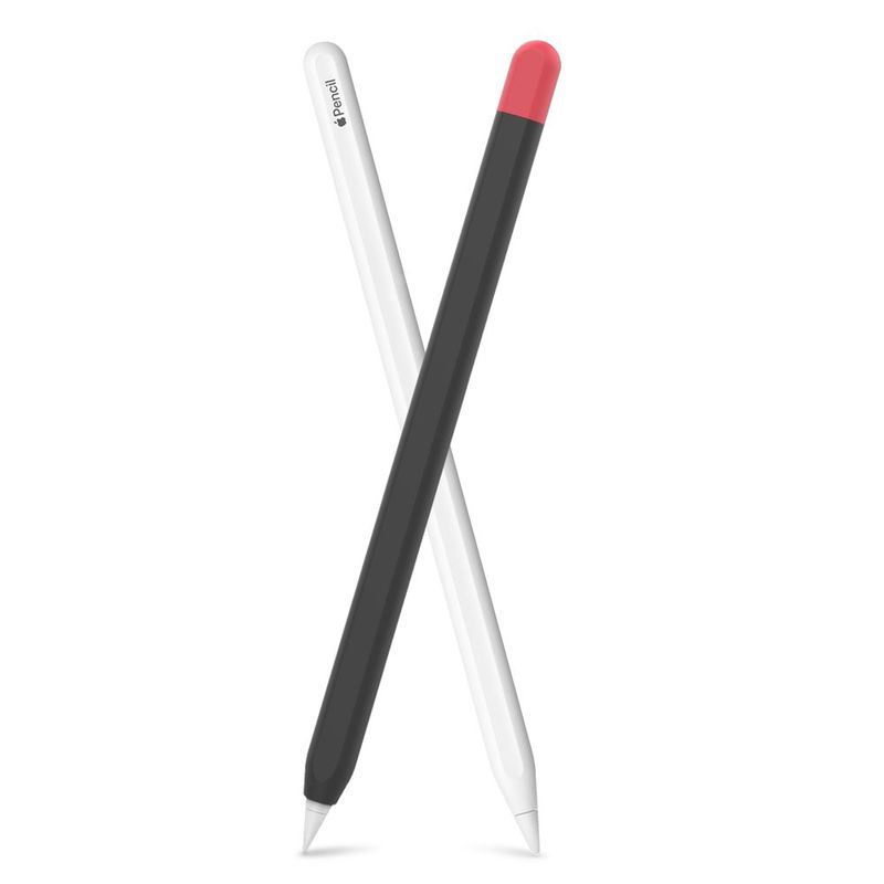 Baykron PT65-2 Duotone Silicone Case for Apple Pencil (2nd Gen) - Black 