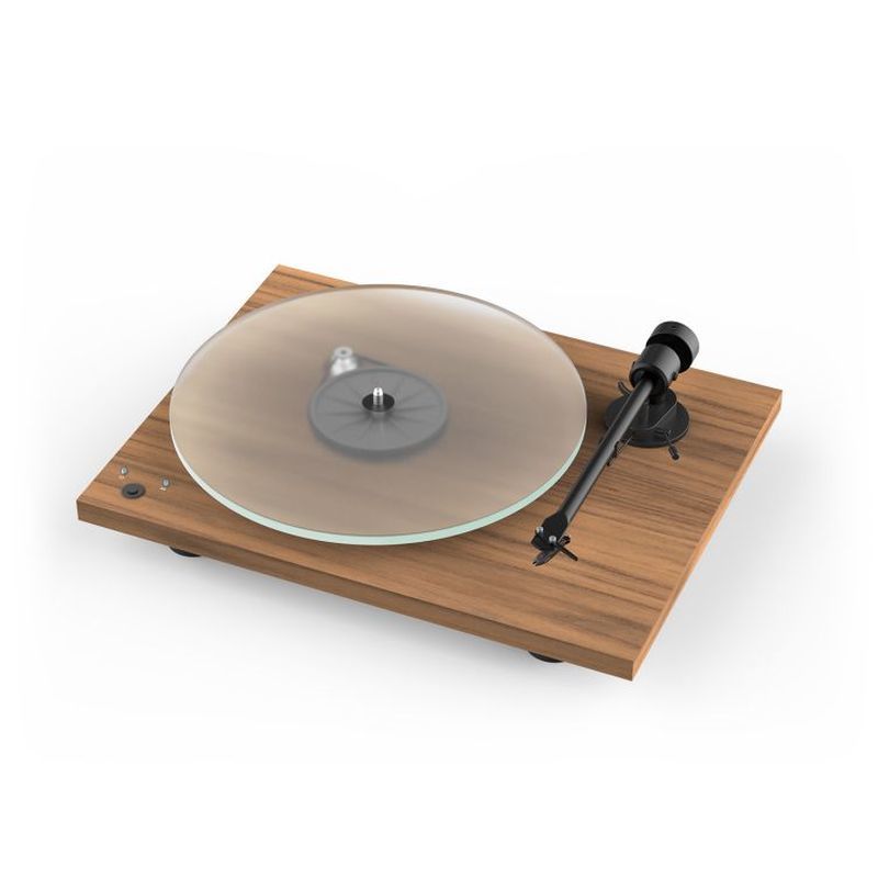 Pro-Ject T1 Phono Belt-Drive Turntable with Ortofon OM5E - Walnut Pro-Ject T1 Phono Belt-Drive Turntable with Ortofon OM5E - Walnut