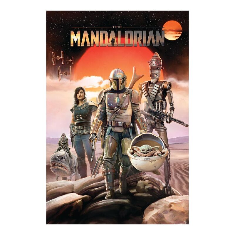 Pyramid Posters Star Wars The Mandalorian Group Maxi Poster