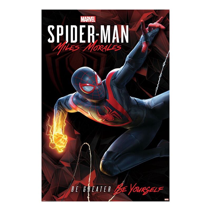 Pyramid Posters Spider-Man Miles Morales Cybernetic Swing Maxi Poster Pyramid Posters Spider-Man Miles Morales Cybernetic Swing Maxi Poster