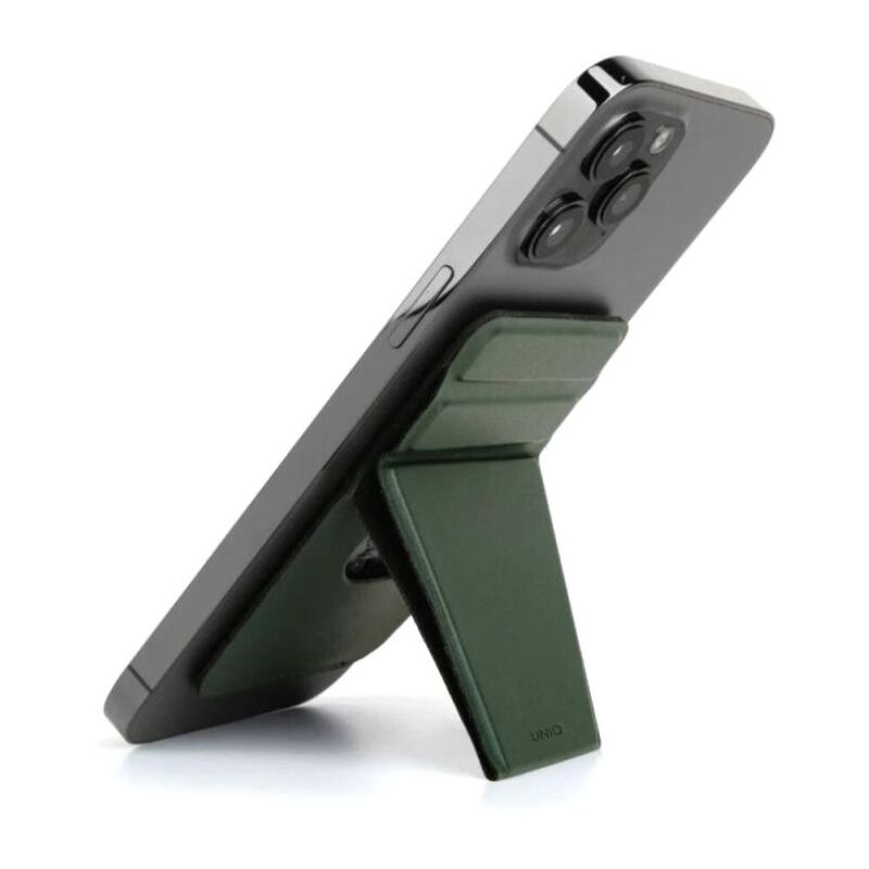 UNIQ Lyft Magnetic Snap-On Stand and Card Holder Pine Green for Smartphone UNIQ Lyft Magnetic Snap-On Stand and Card Holder Pine Green for Smartphone