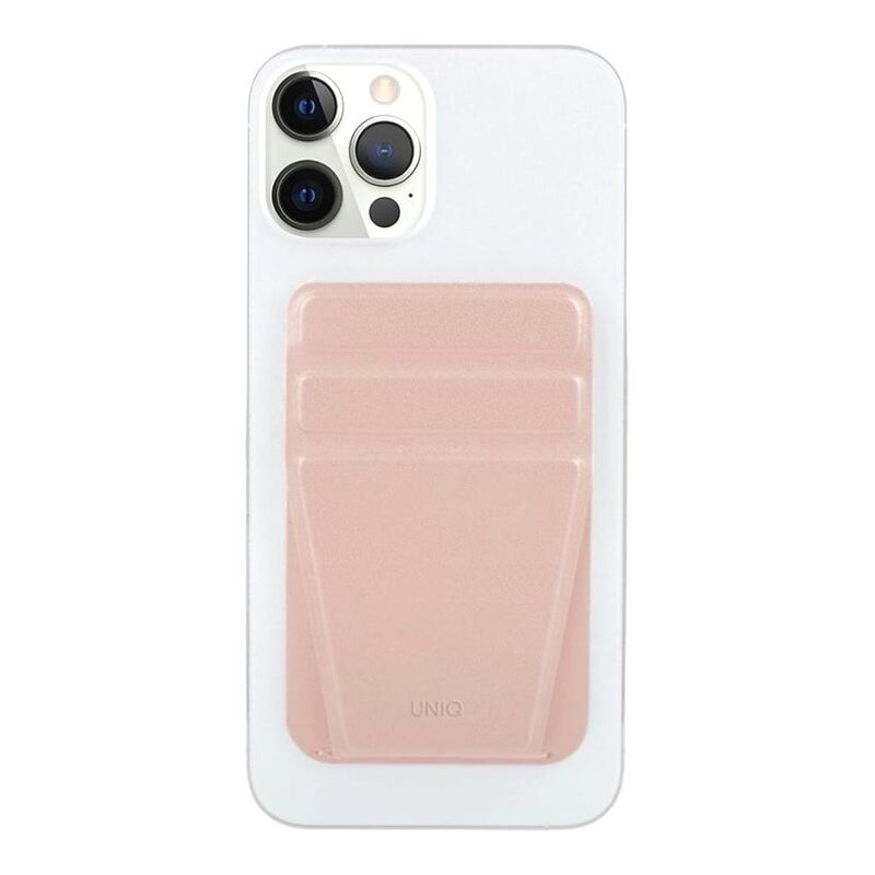 UNIQ Lyft Magnetic Snap-On Stand and Card Holder Blush Pink for Smartphone UNIQ Lyft Magnetic Snap-On Stand and Card Holder Blush Pink for Smartphone