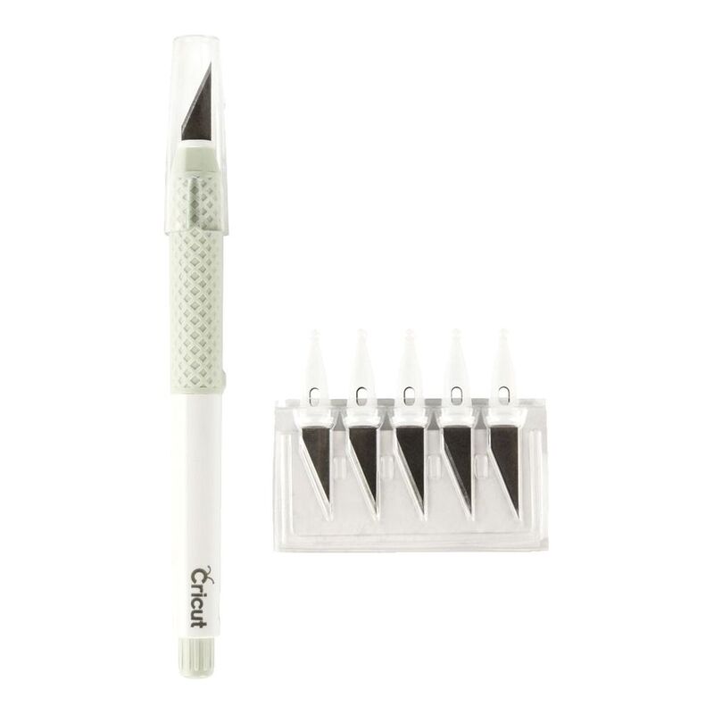Cricut Truecontrol Knife Kit Mint - With 5X Spare Blades Cricut Truecontrol Knife Kit Mint - With 5X Spare Blades