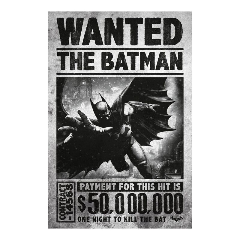 Pyramid Posters Batman Arkham Origins Wanted Maxi Poster (61 X 91.5 cm) Pyramid Posters Batman Arkham Origins Wanted Maxi Poster (61 X 91.5 cm)