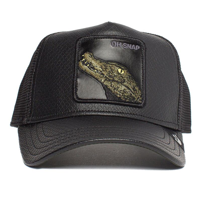 Goorin Bros Leaping Lizards Trucker Cap Black Goorin Bros Leaping Lizards Trucker Cap Black