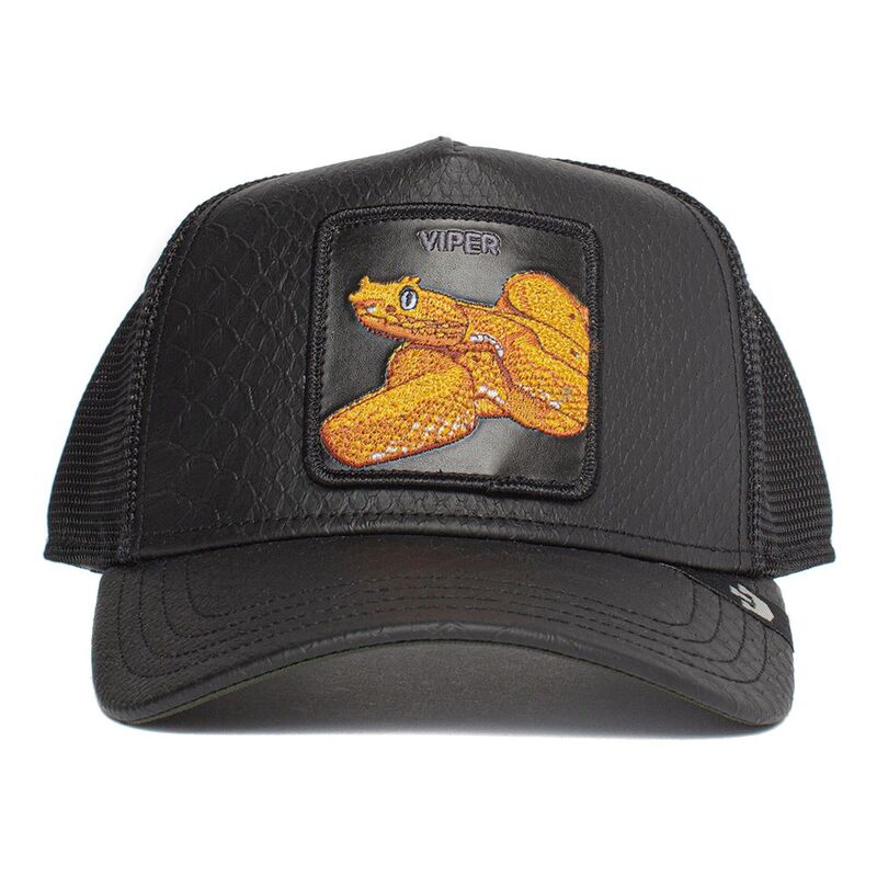 Goorin Bros Night Viper Trucker Cap Black Goorin Bros Night Viper Trucker Cap Black