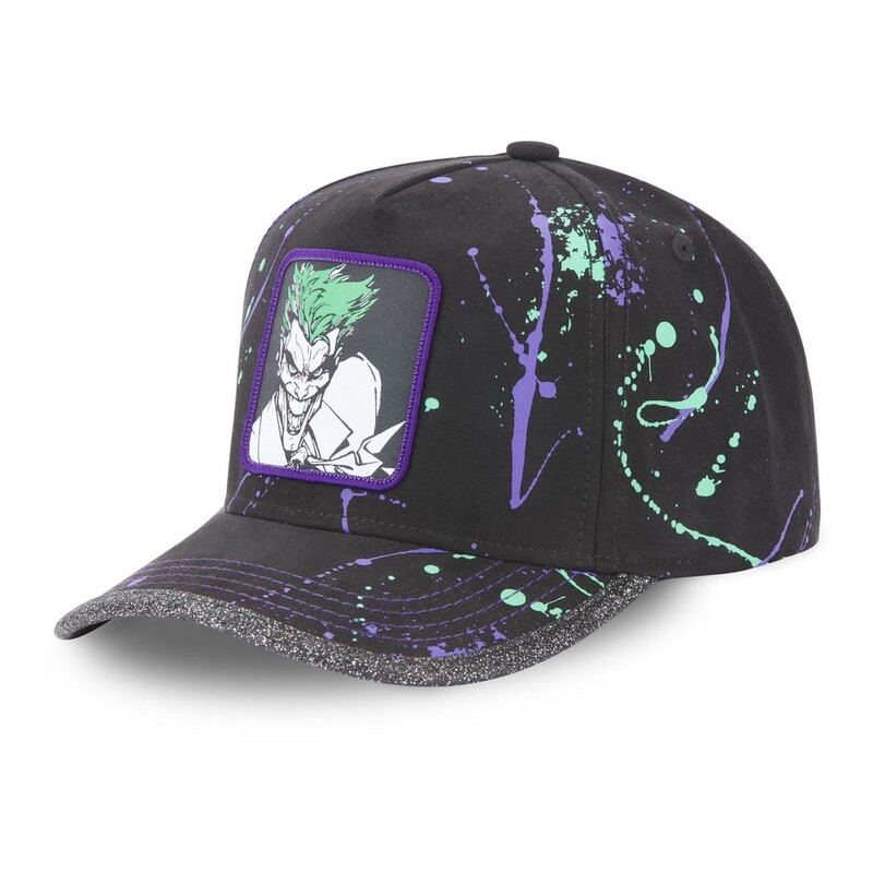 Capslab DC Comics The Joker Unisex Adults' Trucker Cap - Black Capslab DC Comics The Joker Unisex Adults' Trucker Cap - Black