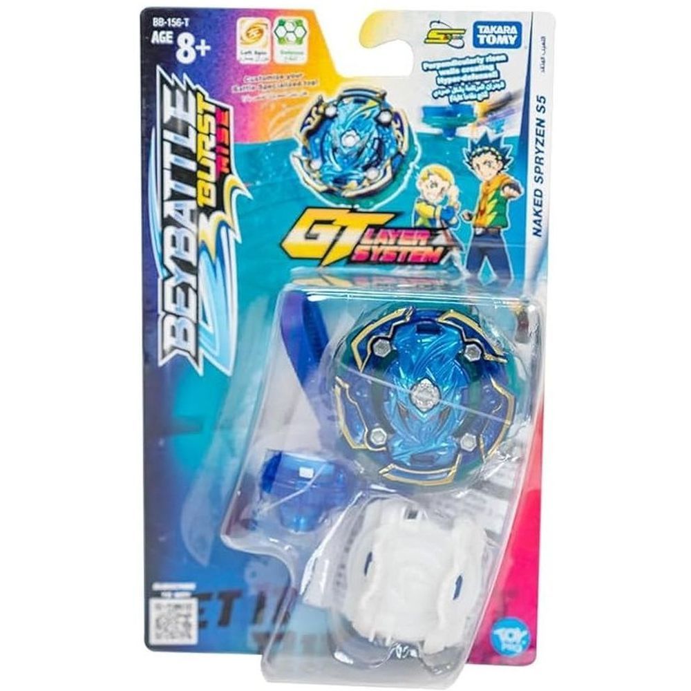 Beyblade Beybattle Burst Rise GT Layer System Naked Spryzen S5