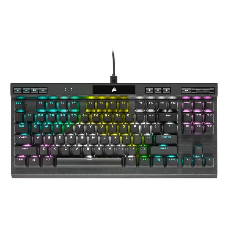 Corsair K70 RGB TKL CHAMPION SERIES Mechanical Gaming Keyboard - CHERRY MX SPEED