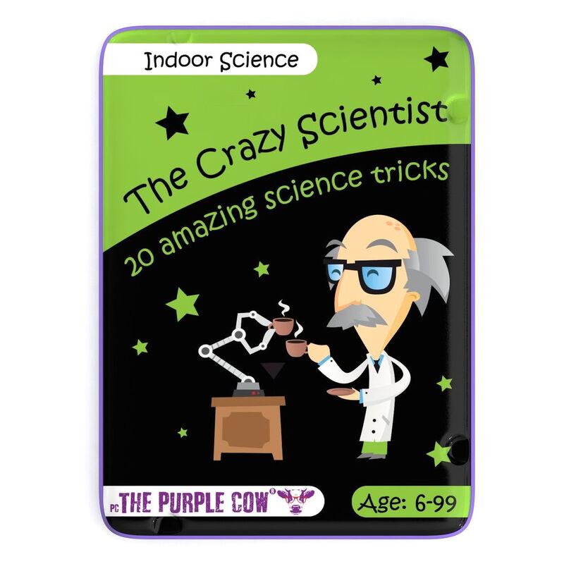 The Purple Cow The Crazy Scientist Indoors Science Activity Cards The Purple Cow The Crazy Scientist Indoors Science Activity Cards