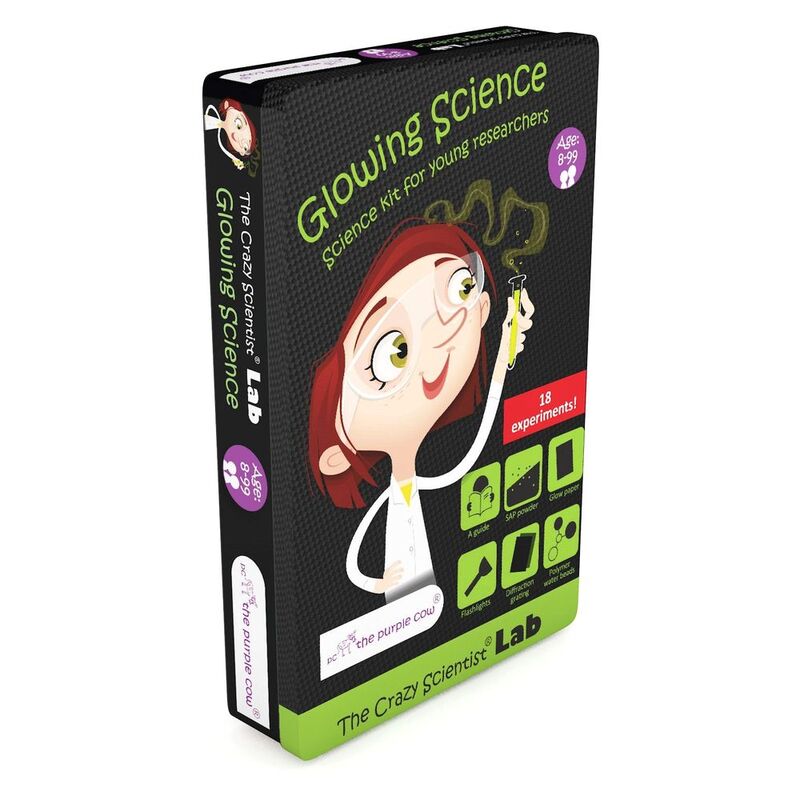 The Purple Cow The Crazy Scientist LAB Glowing Science Lab Stem Kit The Purple Cow The Crazy Scientist LAB Glowing Science Lab Stem Kit