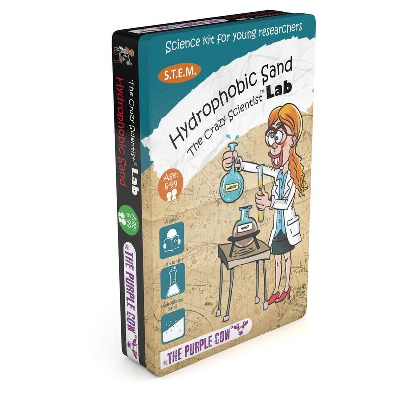 The Purple Cow The Crazy Scientist LAB Hydrophobic Sand Science Lab Stem Kit The Purple Cow The Crazy Scientist LAB Hydrophobic Sand Science Lab Stem Kit