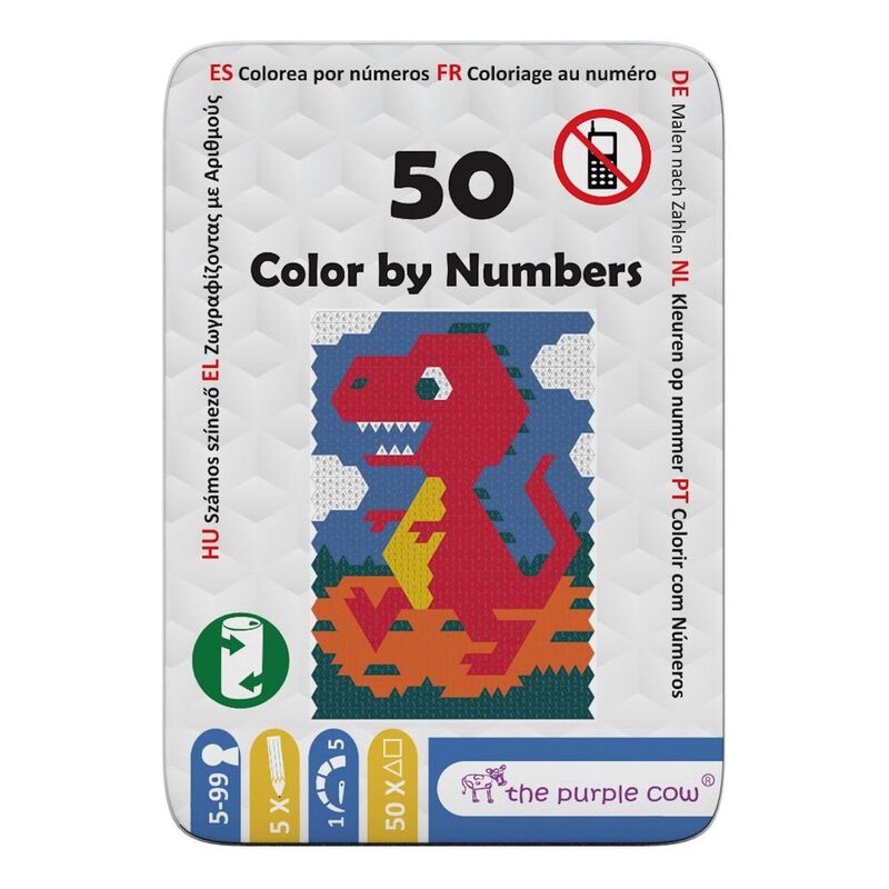 The Purple Cow Fifty Color By Numbers Card Game The Purple Cow Fifty Color By Numbers Card Game