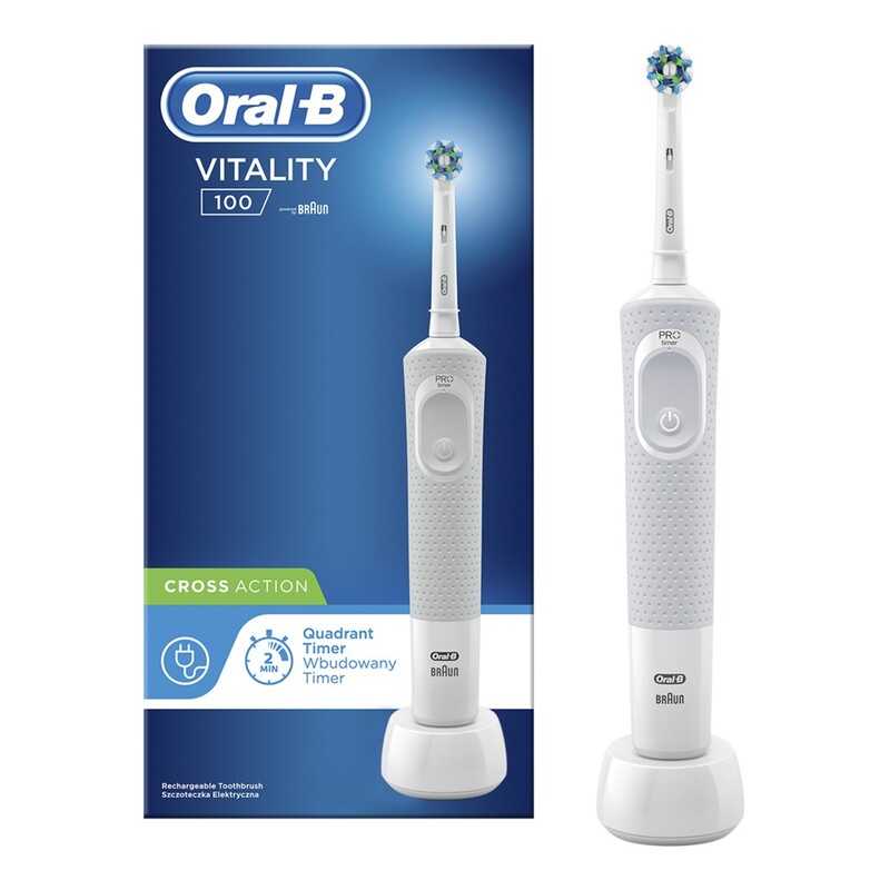 Oral-B D100.413.1 Box Vitality-100 Cross Action Rechargeable Toothbrush