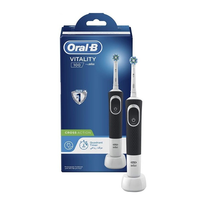 Oral-B Vitality 100 Electric Rechargeable Toothbrush - Black