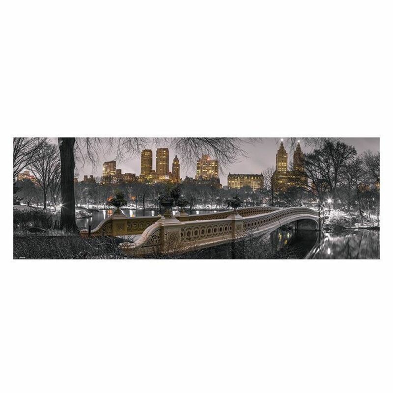 New York - Bow Bridge Central Park Poster 30.5 x 91.5cm
