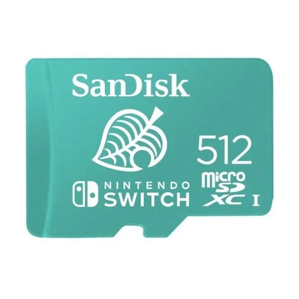 Sandisk 512GB UHS-I microSDXC Memory Card for Nintendo Switch Sandisk 512GB UHS-I microSDXC Memory Card for Nintendo Switch