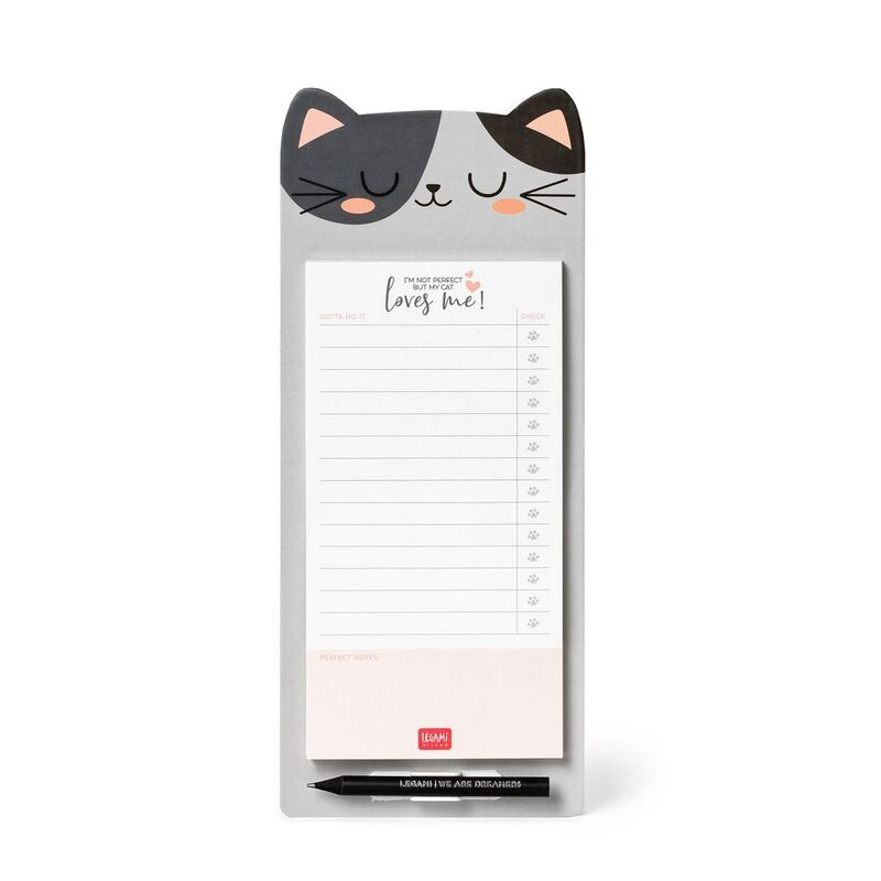 Legami Don't Forget Magnetic Notepad - Kitty Legami Don't Forget Magnetic Notepad - Kitty