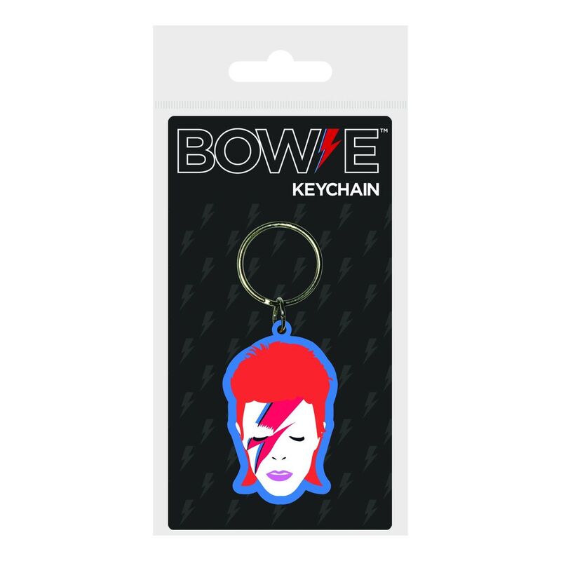 Pyramid Posters David Bowie Aladdin Sane Rubber Keychains Pyramid Posters David Bowie Aladdin Sane Rubber Keychains