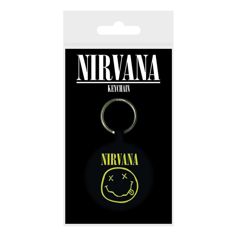 Pyramid Posters Nirvana Smiley Woven Keychain Pyramid Posters Nirvana Smiley Woven Keychain