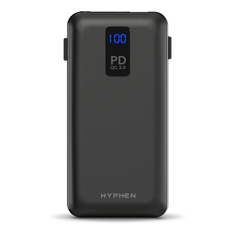 HYPHEN X Series 20000mAh PD Power Bank - Black