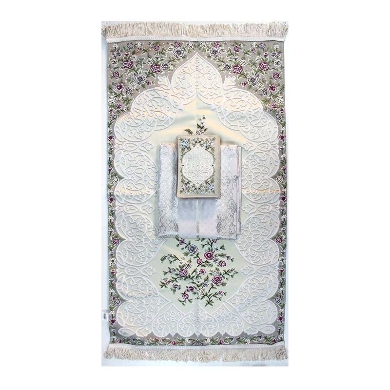 Sundus Sama Prayer Set Silver (120 X 70 cm)