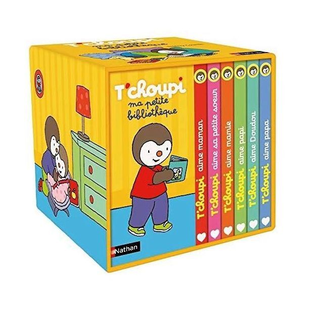 T'Choupi - Coffret 6 Volumes - Ma Petite Bibliotheque T'Choupi | Thierry Courtin T'Choupi - Coffret 6 Volumes - Ma Petite Bibliotheque T'Choupi | Thierry Courtin