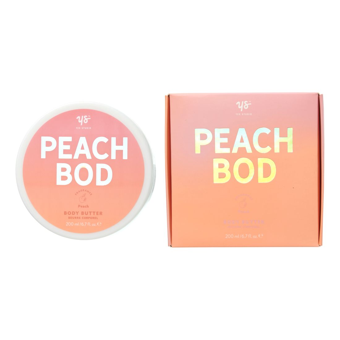 Yes Studio Spa Bar Peach Body Butter