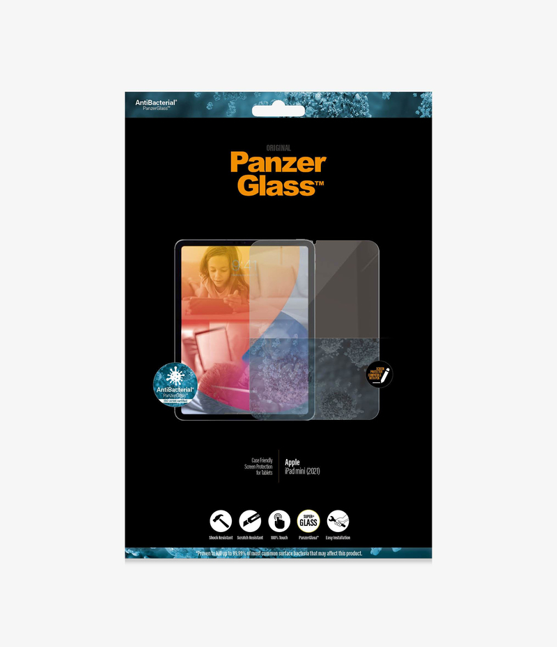 PanzerGlass Edge to Edge Super Plus AB Glass Screen Protector for iPad Mini 8.3-Inch