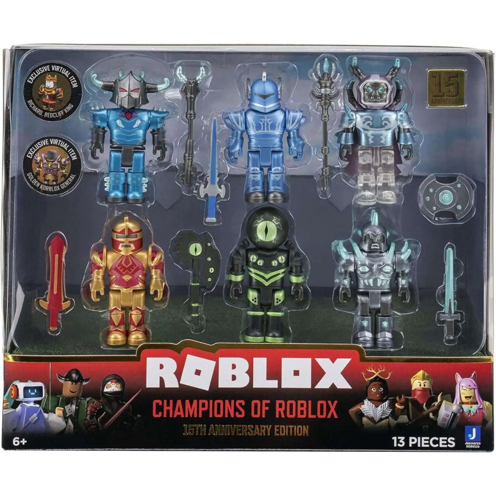 Jazwares Roblox Champions of Roblox Multi Pack of 6 Figures