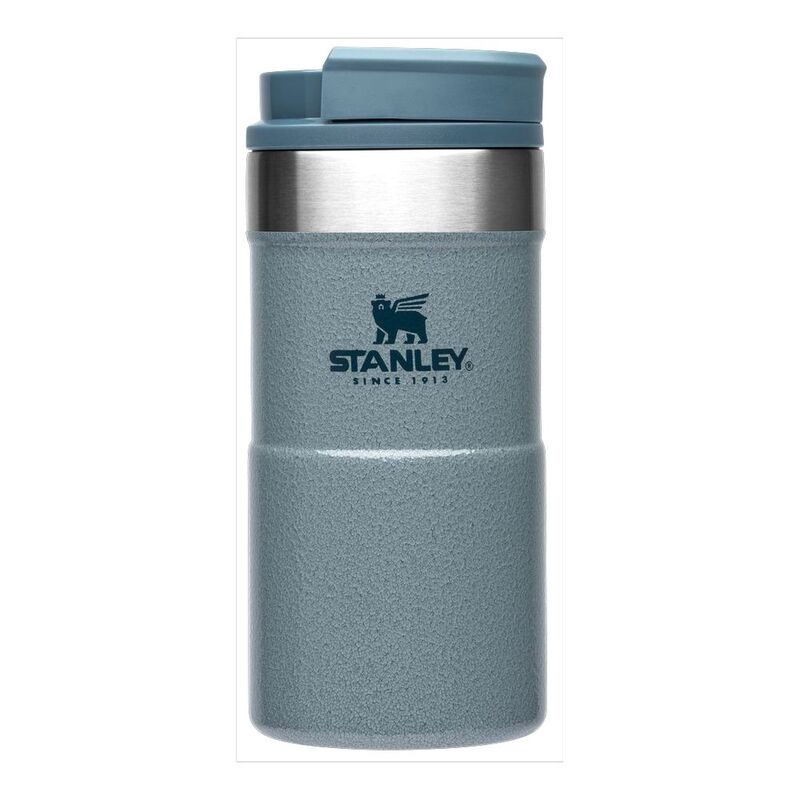 Stanley CLA Neverleak Travel Stainless Steel Travel Mug Hammertone Ice 250ml