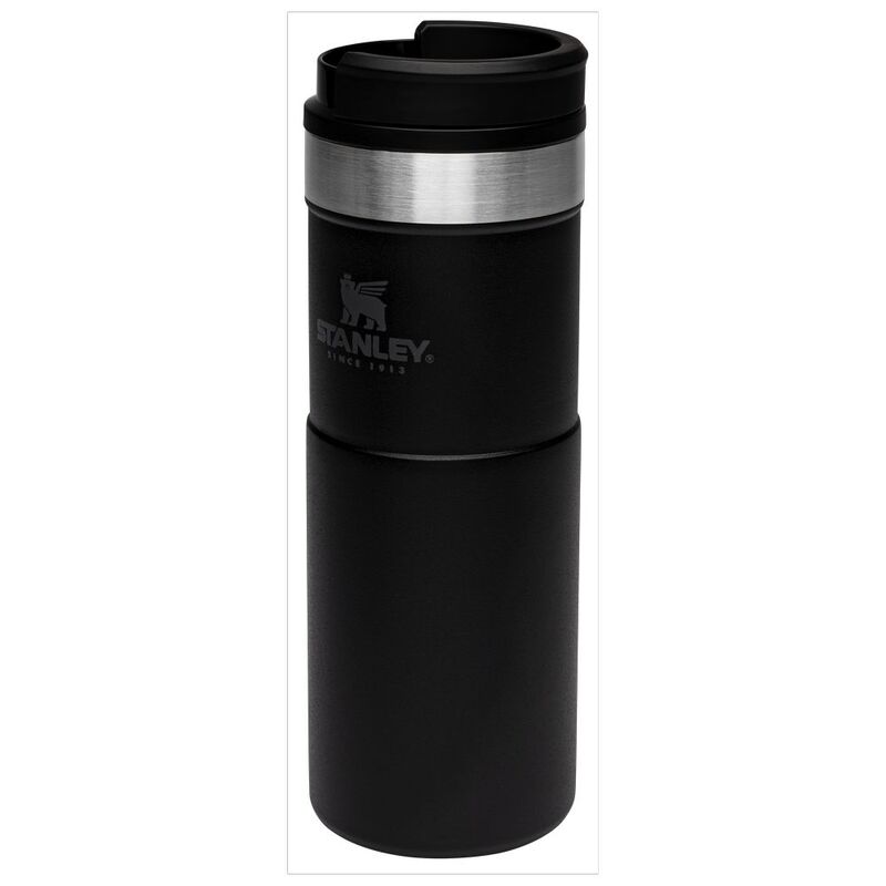 Stanley CLA Neverleak Travel Stainless Steel Travel Mug Matte Black 473ml