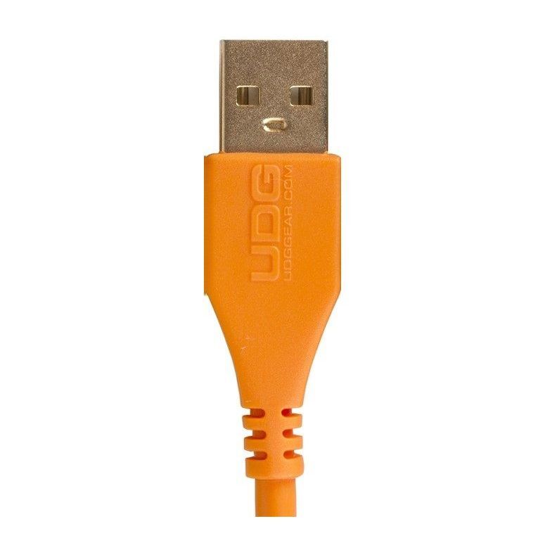 UDG Ultimate USB 2.0 A-B Audio Cable Angled - Orange 1m UDG Ultimate USB 2.0 A-B Audio Cable Angled - Orange 1m