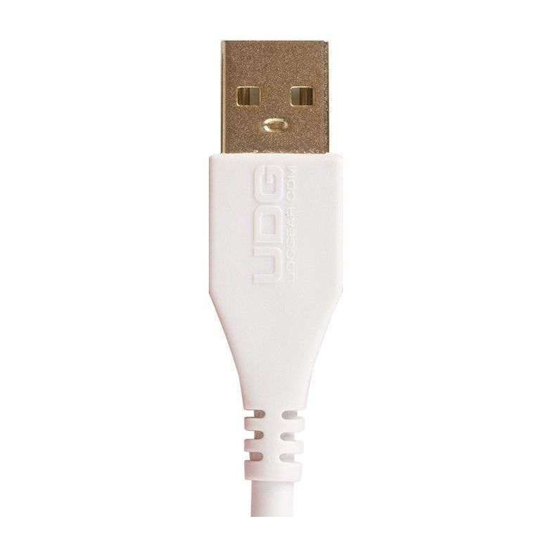 UDG Ultimate USB 2.0 A-B Audio Cable Angled - White 3m UDG Ultimate USB 2.0 A-B Audio Cable Angled - White 3m