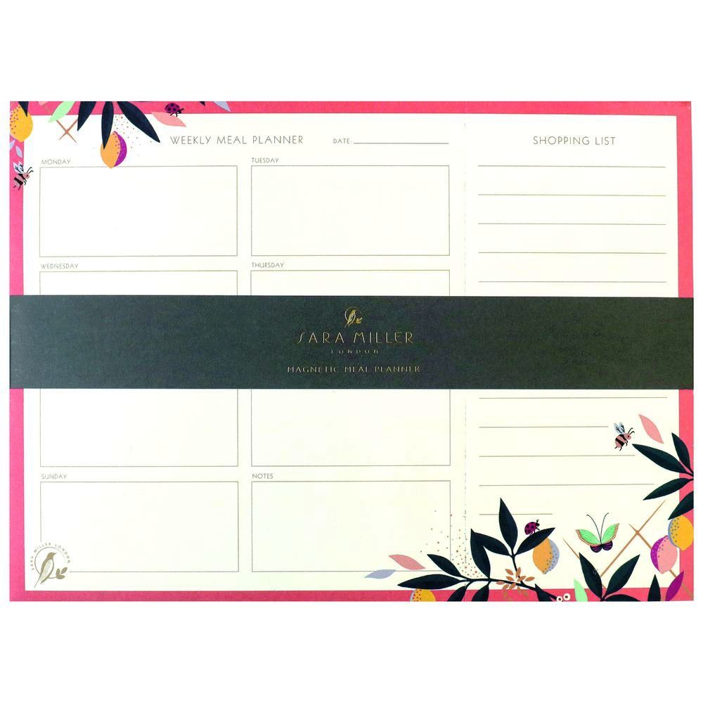 Sara Miller Magnetic Meal Planner Pad