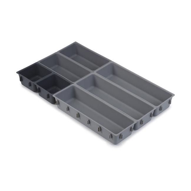 Joseph Joseph Blox Drawer Organiser Grey (Set Of 7)