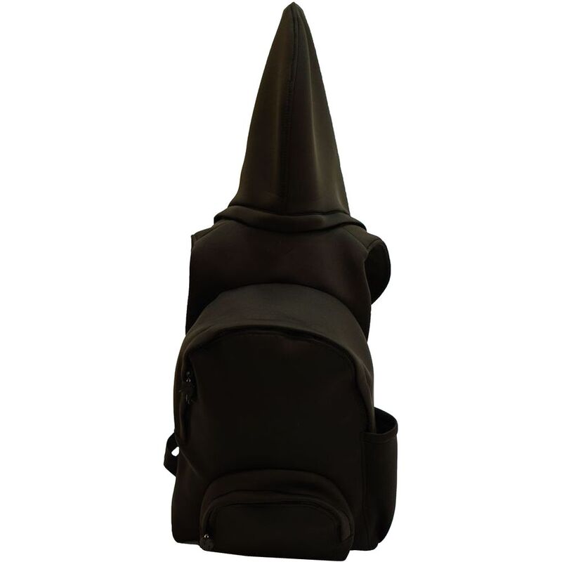 Morikukko Hooded Backpack Black