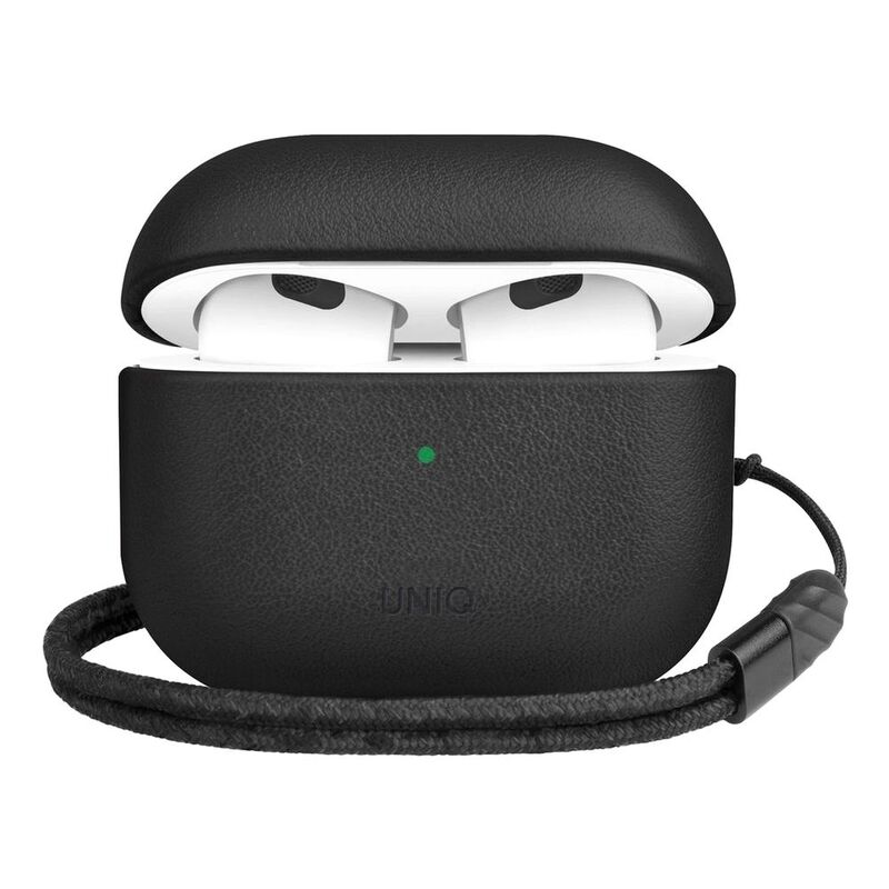 Uniq Terra Geniune Leather Case for Apple AirPods 2021 Dallas Black Uniq Terra Geniune Leather Case for Apple AirPods 2021 Dallas Black