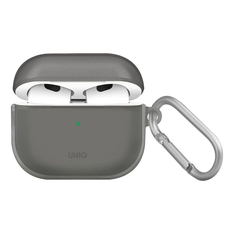 Uniq Glase Hang Case for Apple AirPods 2021 Glossy Smoke Uniq Glase Hang Case for Apple AirPods 2021 Glossy Smoke