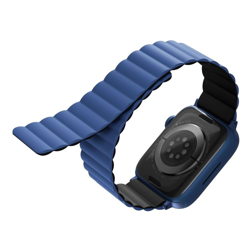 Uniq Revix Reversible Magnetic Apple Watch Strap 45/44/42mm Caspian Uniq Revix Reversible Magnetic Apple Watch Strap 45/44/42mm Caspian