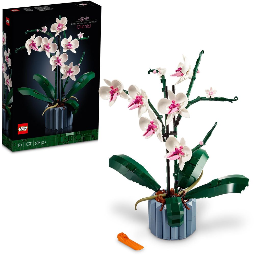 LEGO ICONS Orchid Plant Decor Building Kit 10311 (608 Pieces)