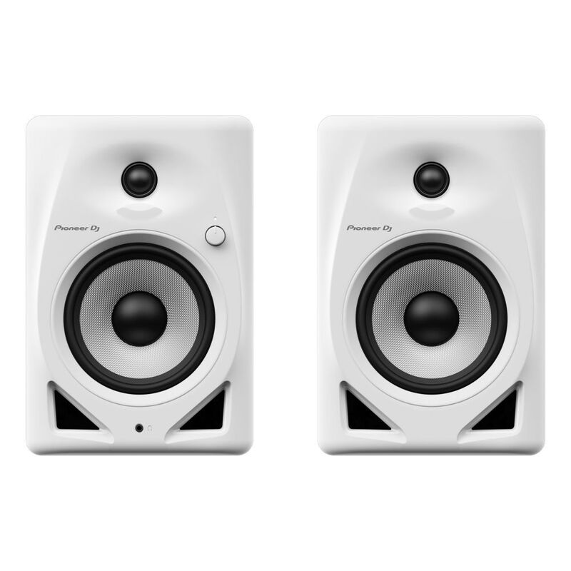 Pioneer DM-50D 5-inch Active Monitor Speakers (Pair) - White Pioneer DM-50D 5-inch Active Monitor Speakers (Pair) - White
