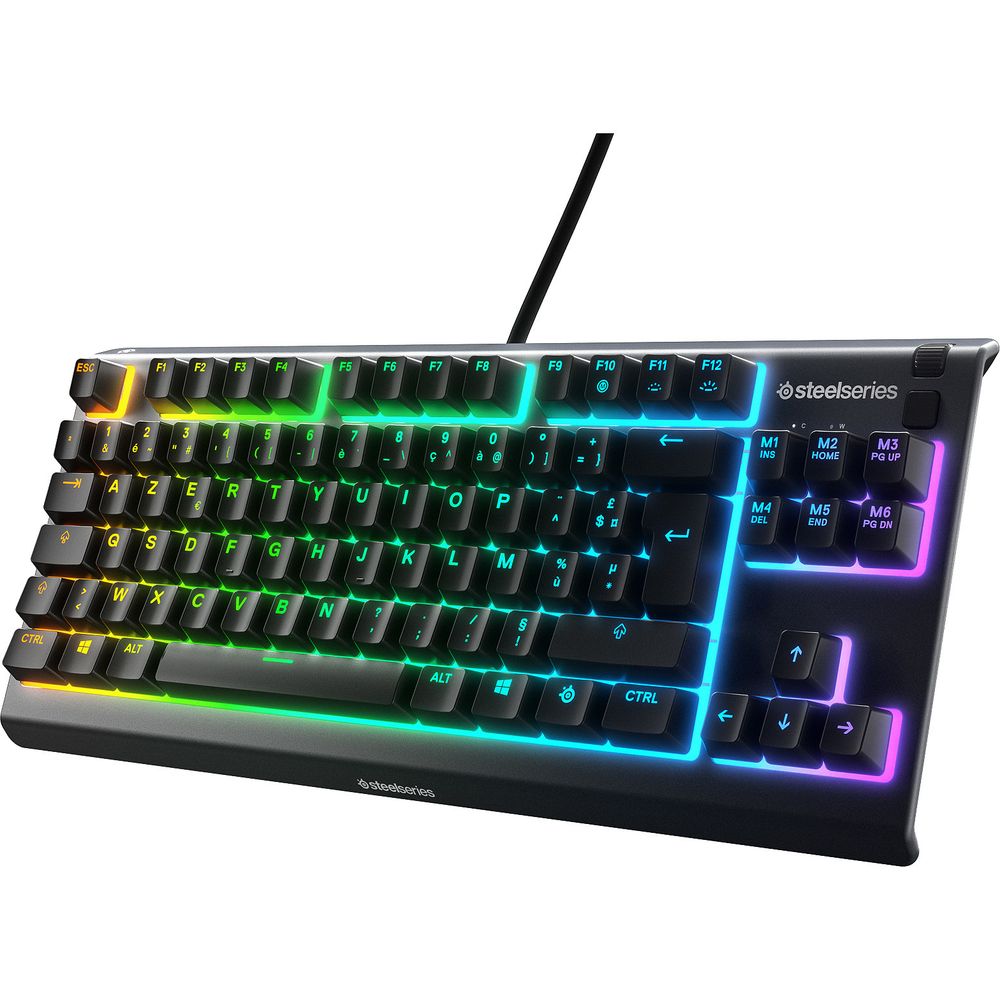 SteelSeries APEX 3 TKL RGB Gaming Keyboard - Whisper-Quiet Switch (US English)