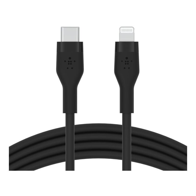 Belkin BOOSTCHARGE Flex USB-C Cable with Lightning Connector 1m Black Belkin BOOSTCHARGE Flex USB-C Cable with Lightning Connector 1m Black