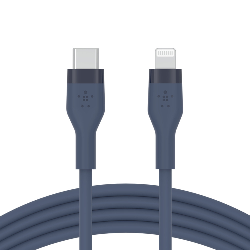 Belkin BoostCharge Flex USB-C Cable with Lightning Connector 1m - Blue