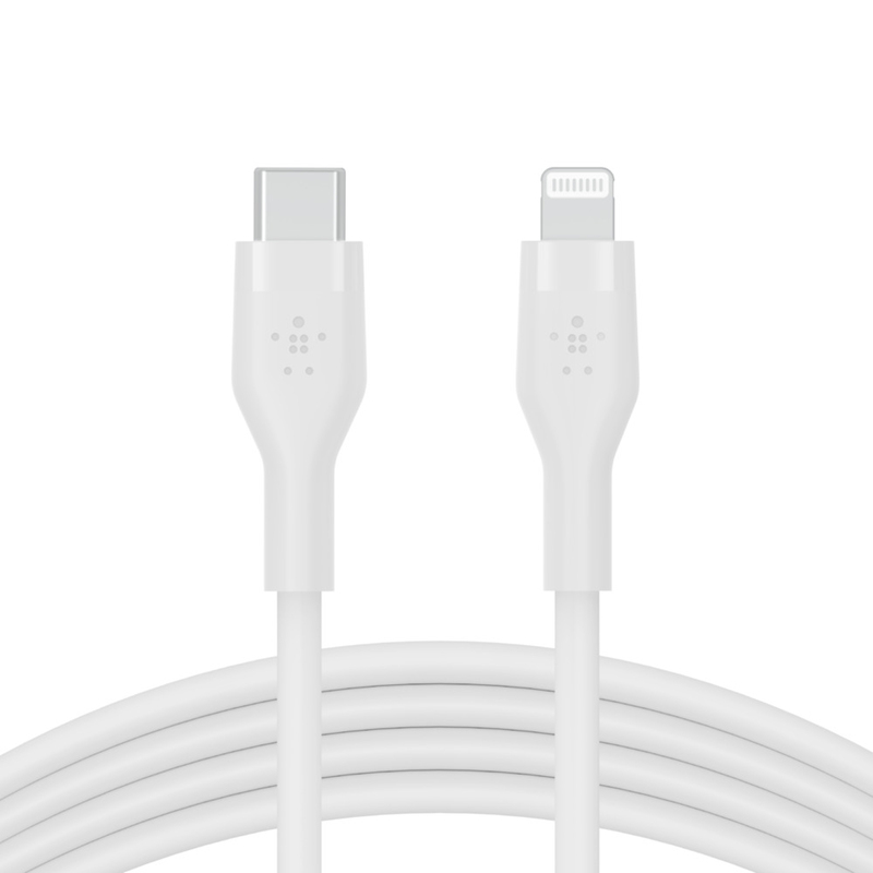 Belkin BoostCharge Flex USB-C Cable with Lightning Connector 1m - White