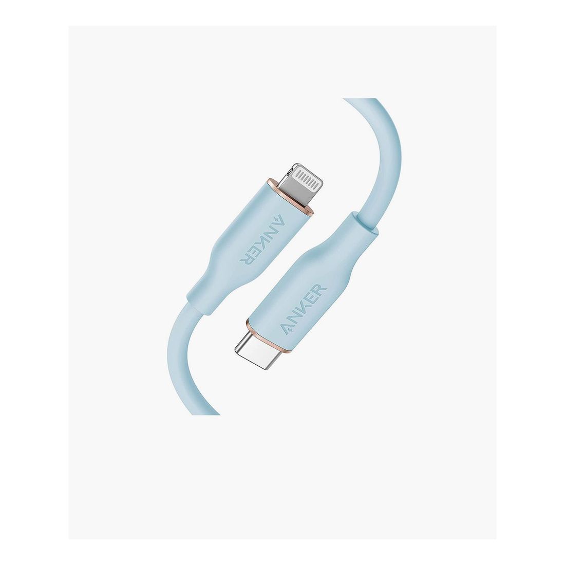 Anker PowerLine III Flow USB-C to Lightning Cable 0.9m - MIsty Blue