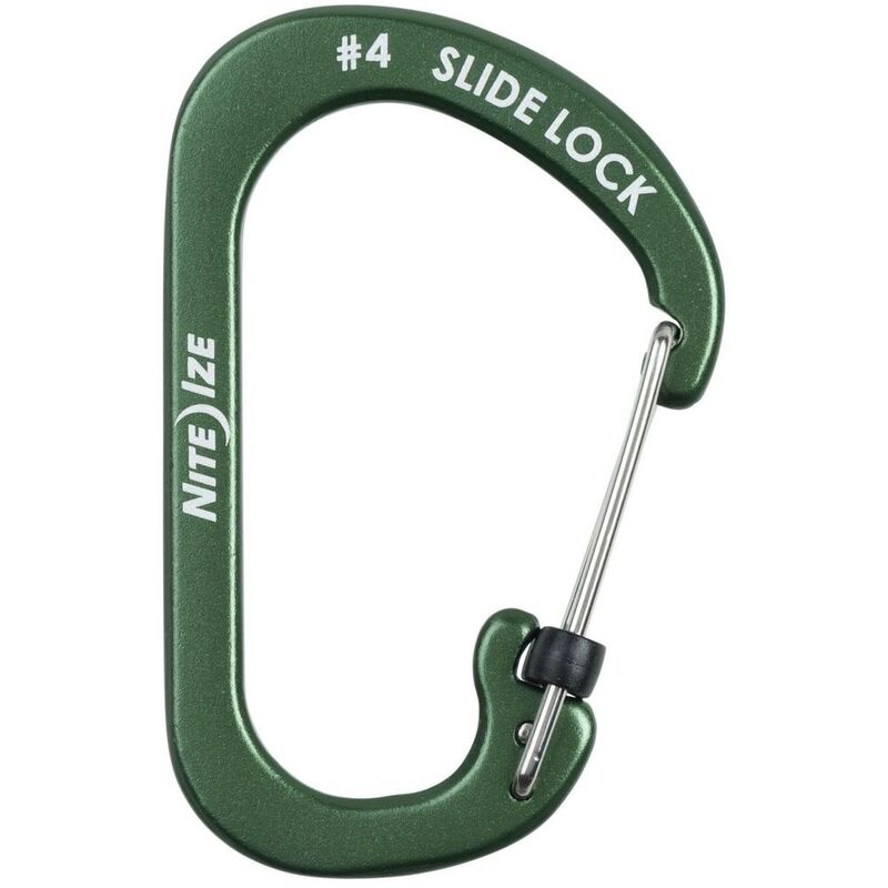 Nite Ize Slidelock Carabiner Aluminum No.3 - Olive